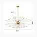 MIRODEMI® Oletta | Dandelion-Shaped LED Crystal Chandelier