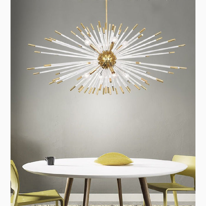 MIRODEMI® Oletta | Dandelion-Shaped LED Crystal Chandelier