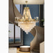 MIRODEMI® Opio | Classical Large Crystal Candle Ceiling Chandelier