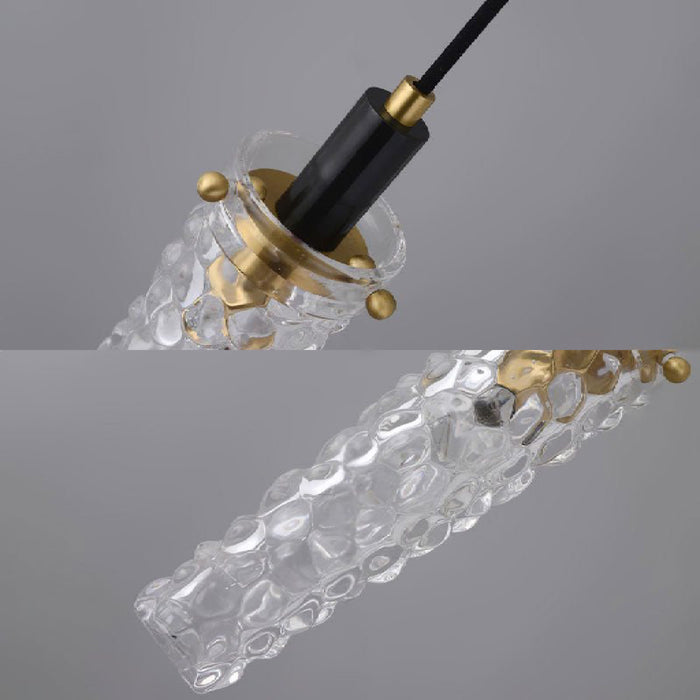 MIRODEMI Osiglia Luxury Brilliant LED Pendant Light Detailed Crystals