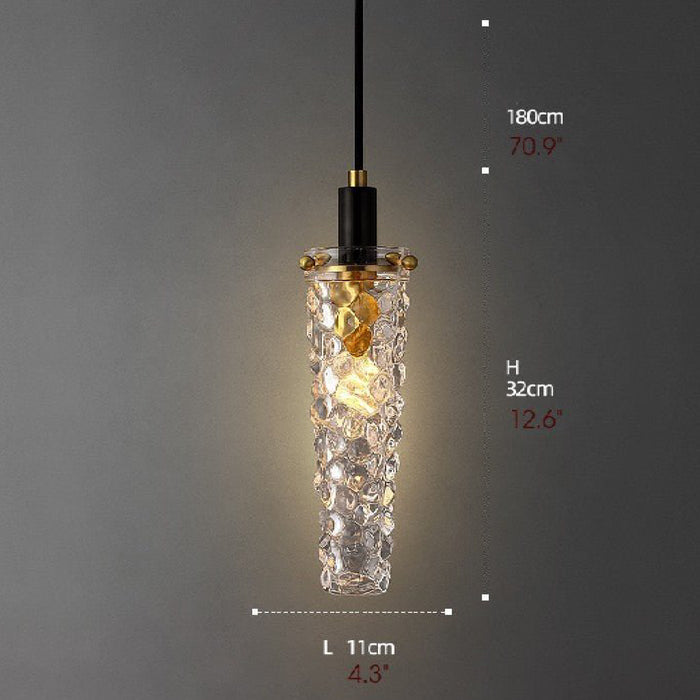 MIRODEMI Osiglia Luxury Brilliant LED Pendant Light LED Lighting Size