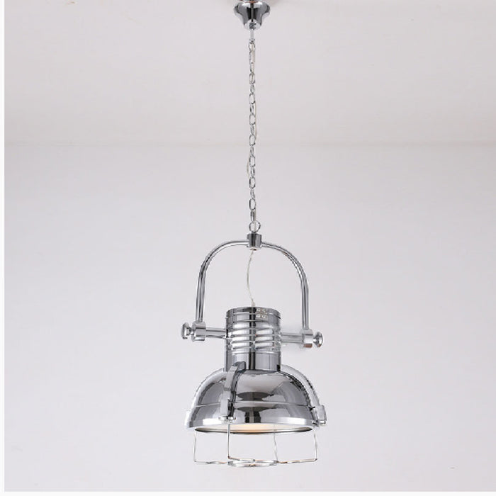 MIRODEMI Ospedaletti Iron Factory Vintage Pendant Light for Bar Silver Color