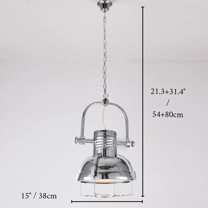 MIRODEMI Ospedaletti Iron Factory Vintage Pendant Light for Bar Details