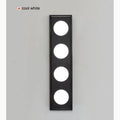 MIRODEMI® Outdoor Black Waterproof High LED Stainless Steel Wall Lamp For Courtyard