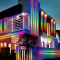 MIRODEMI® Outdoor/Indoor Waterproof RGB 7 Colors LED Wall Sconce With Intelligent Remote