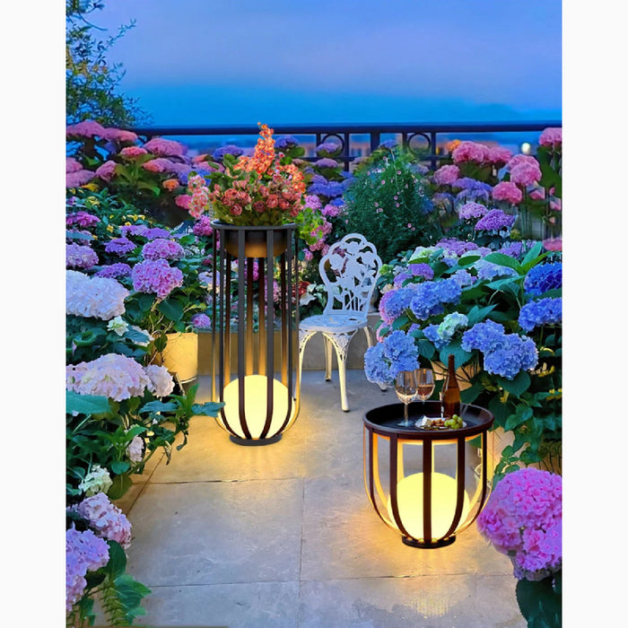 MIRODEMI® Outdoor Solar Power LED Plant Stand