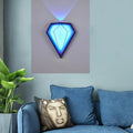 MIRODEMI® Outdoor Waterproof Diamond Shape Colorful Light LED Wall Lamp For Garden, Courtyard, Outdoor, Street, Home