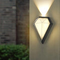 MIRODEMI® Outdoor Waterproof Diamond Shape Colorful Light LED Wall Lamp For Garden, Courtyard, Outdoor, Street, Home