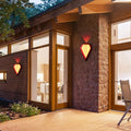 MIRODEMI® Outdoor Waterproof Diamond Shape Colorful Light LED Wall Lamp For Garden, Courtyard, Outdoor, Street, Home
