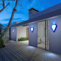 MIRODEMI® Outdoor Waterproof Diamond Shape Colorful Light LED Wall Lamp For Garden, Courtyard, Outdoor, Street, Home