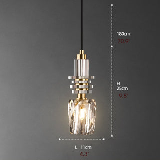 MIRODEMI Pallare Sparkling Loft LED Pendant Light for Bedroom Size