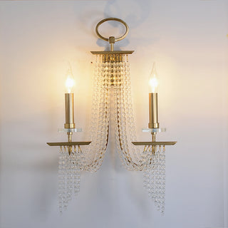 MIRODEMI® Pamplona | Luxury Contemporary LED Crystal Chandelier | wall light | wall sconce