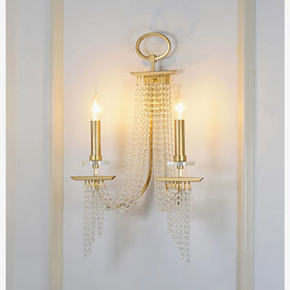 MIRODEMI® Pamplona | Luxury Contemporary LED Crystal Chandelier | wall light | wall sconce