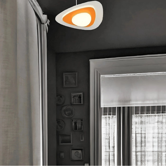 Triangle|Orange|Ceiling|Light|Lamp|LED|Modern|Stylish|Acrylic