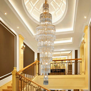 Pegli | New Luxury Long Crystal Chandelier for Stairway