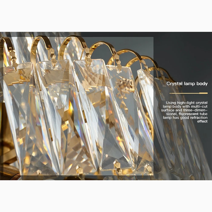 MIRODEMI® Pegli | New Luxury Long Crystal Chandelier for Stairway