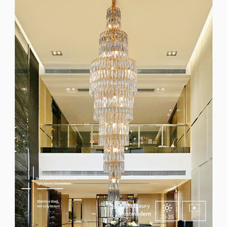 Pegli | New Luxury Long Crystal Chandelier for Stairway