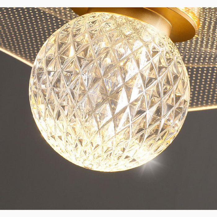 MIRODEMI Perinaldo Gold Crystal Ball Lamp Detailed Lamp