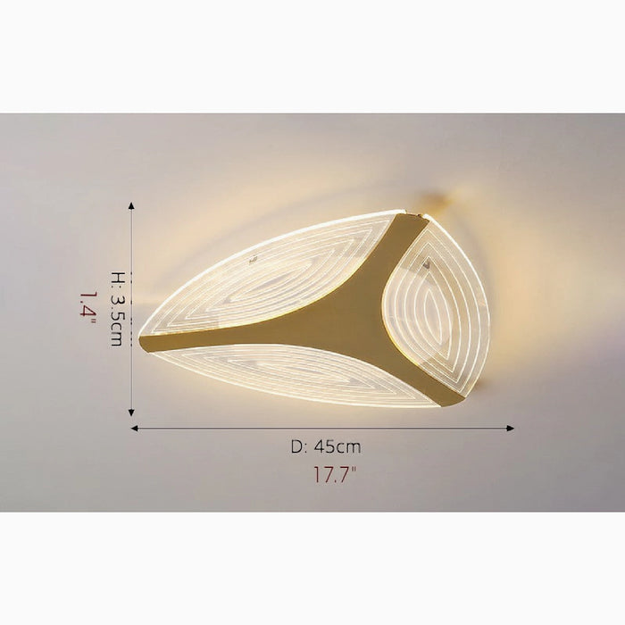 MIRODEMI® Pfäffikon | Triangle Acrylic Ceiling Light