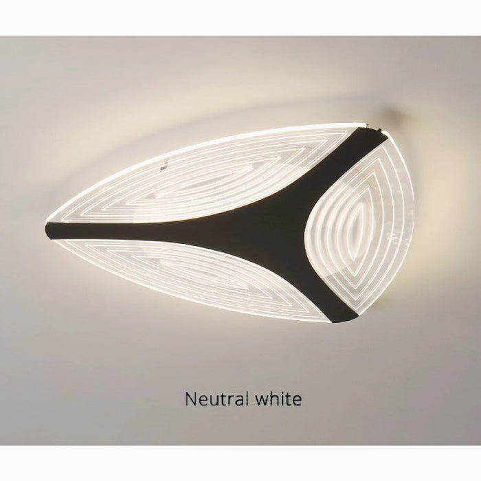 MIRODEMI® Pfäffikon | Triangle Acrylic LED Ceiling Light neutral