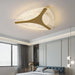 MIRODEMI® Pfäffikon | gold Triangle Acrylic LED Ceiling Light