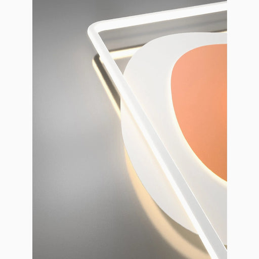 MIRODEMI® Philippeville | Triangle orange Creative Acrylic LED Ceiling Light