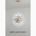 MIRODEMI® Piani Crixia | LED Dandelion-shaped Gold Crystal Chandelier