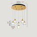 MIRODEMI® Pigna | Extraordinary Modern Crystal LED Chandelier with Hanging Balls for Home