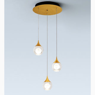 MIRODEMI Pigna | Luxury Modern Crystal LED Chandelier with Hanging Balls