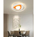 Round|Acrylic|Ceiling|Lamp|Orange|LED|Creative|Modern|Elegant