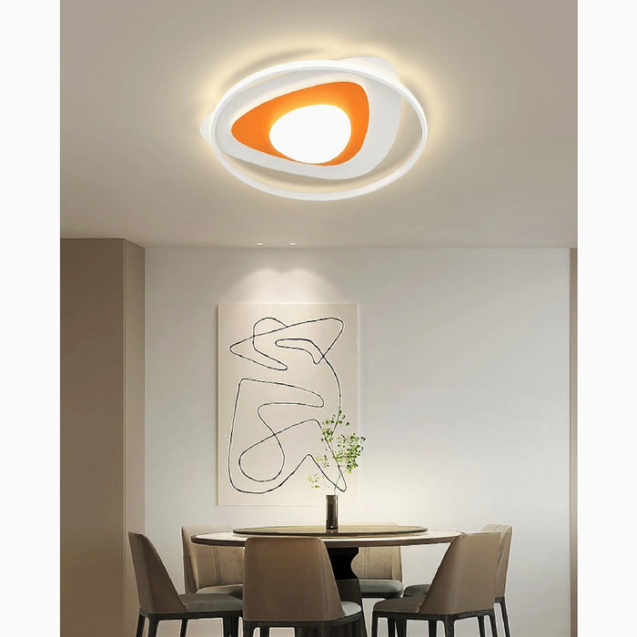 MIRODEMI® Poperinge | Round Creative Acrylic LED Ceiling Light