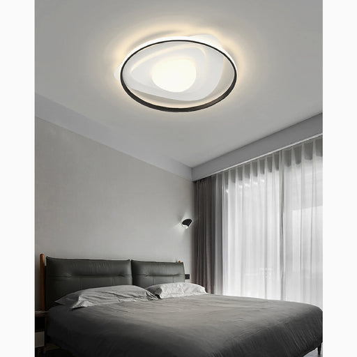 MIRODEMI® Poperinge | Round white Creative Acrylic LED Ceiling Light