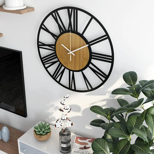 MIRODEMI® Porrentruy | European Style Simple Handmade Iron Wall Clock