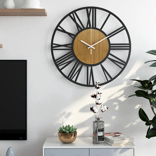 MIRODEMI® Porrentruy | European Style Handmade Iron Wall Clock