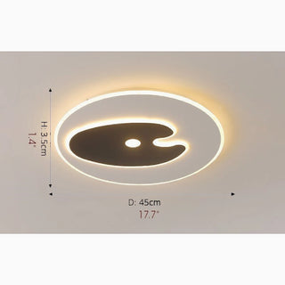 MIRODEMI® Prilly | Creative Round LED Ceiling Light sizes