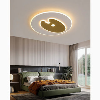 MIRODEMI® Prilly | golden Creative Round LED Ceiling Light