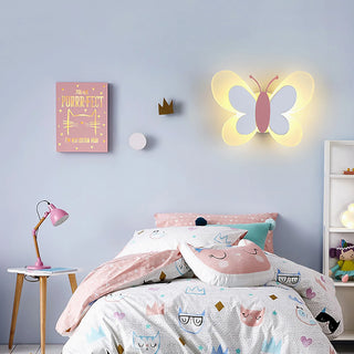 MIRODEMI® Princess LED Wall Lamp in the Shape of Butterfly for Kids Room image | luxury lighting | luxury wall lamps for kids