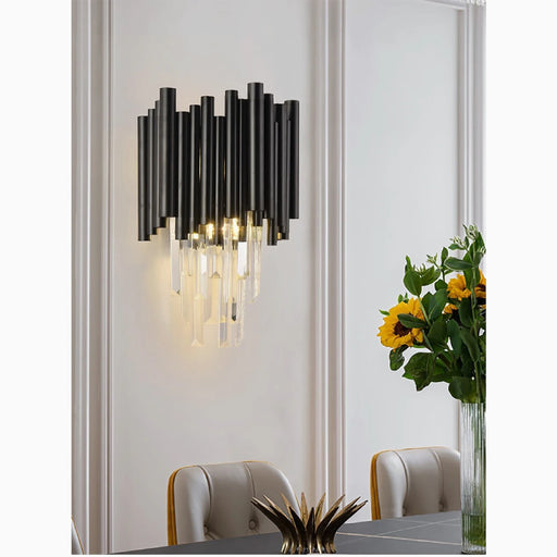 MIRODEMI Puget-Rostang black wall lamp