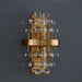 MIRODEMI Puget-Theniers gold crystal wall sconce