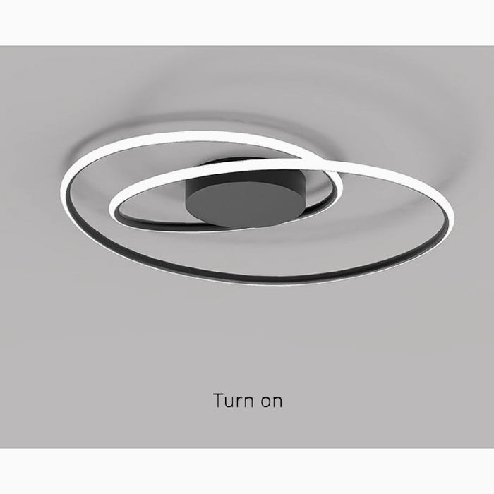 MIRODEMI® Pully | Curved Acrylic LED Ceiling Light on