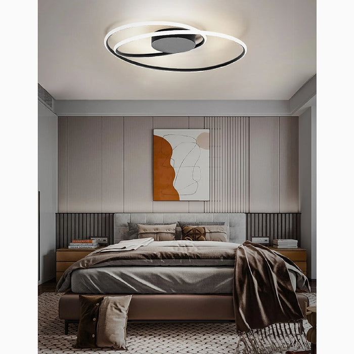 MIRODEMI® Pully | black Acrylic LED Ceiling Light