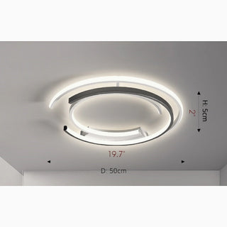 MIRODEMI® Regensdorf | Modern Circular Aluminum Ceiling Light parametres