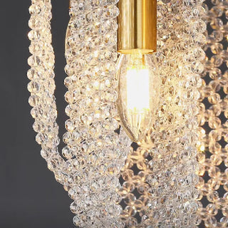 MIRODEMI Rialto Luminous Crystal Pendant Light Lampshade Details