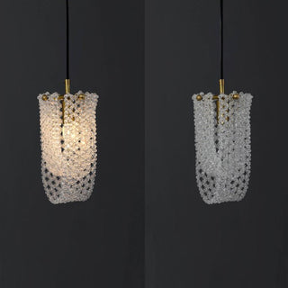 MIRODEMI Rialto Luminous Crystal Pendant Lights On Off