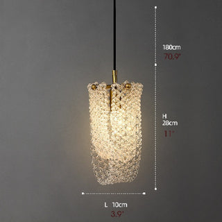 MIRODEMI Rialto Luminous Crystal Pendant Light Sizes