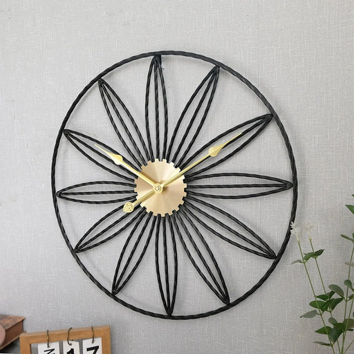 MIRODEMI® Richterswil | Unique European Style Handmade Iron Wall Clock