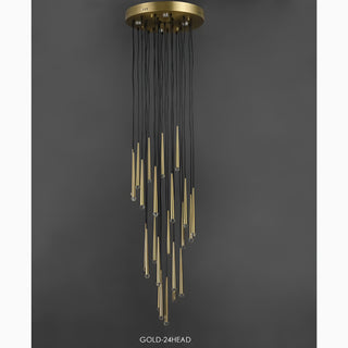 MIRODEMI® Rimplas | Stylish Minimalistic Long Ceiling Chandelier