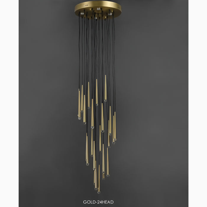 MIRODEMI® Rimplas | Stylish Minimalistic Long Ceiling Chandelier