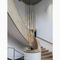 MIRODEMI® Rimplas | Stylish Minimalistic Long Ceiling Chandelier