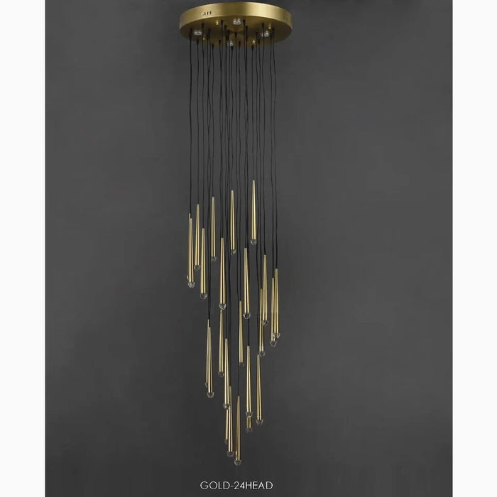 MIRODEMI® Rimplas | Stylish Minimalistic Long Ceiling Chandelier